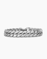 Curb Chain Bracelet in Sterling Silver, 11.5mm